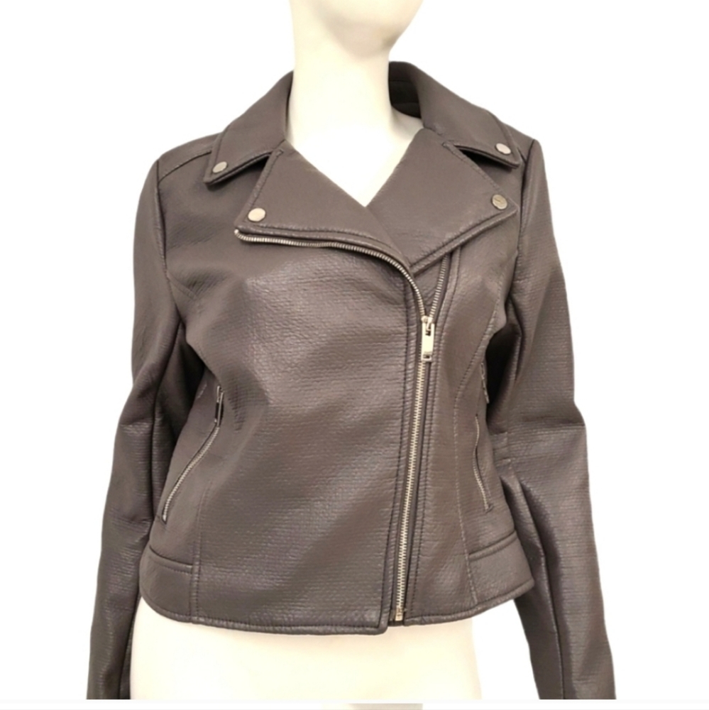 Gray Moto Jacket size Small